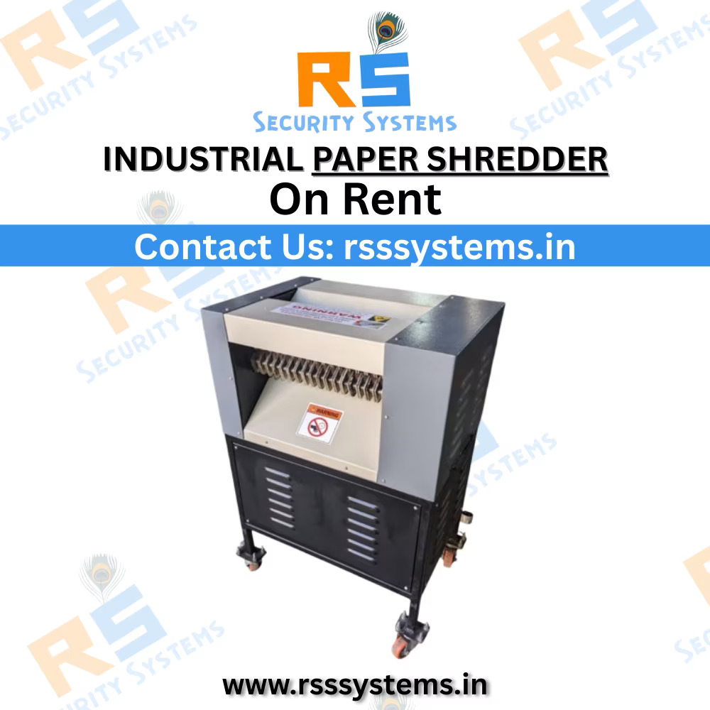 A professional performing secure document shredding at a client's office